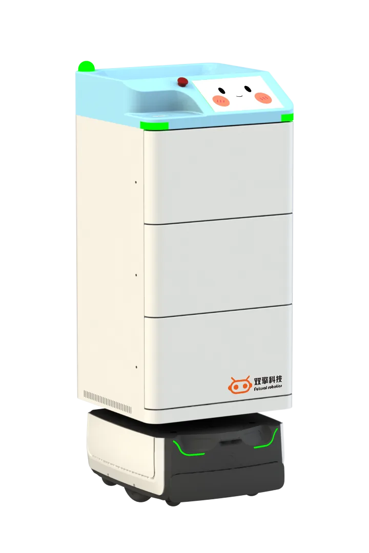 Custom mobile service robot engineered by RoboticsBaby